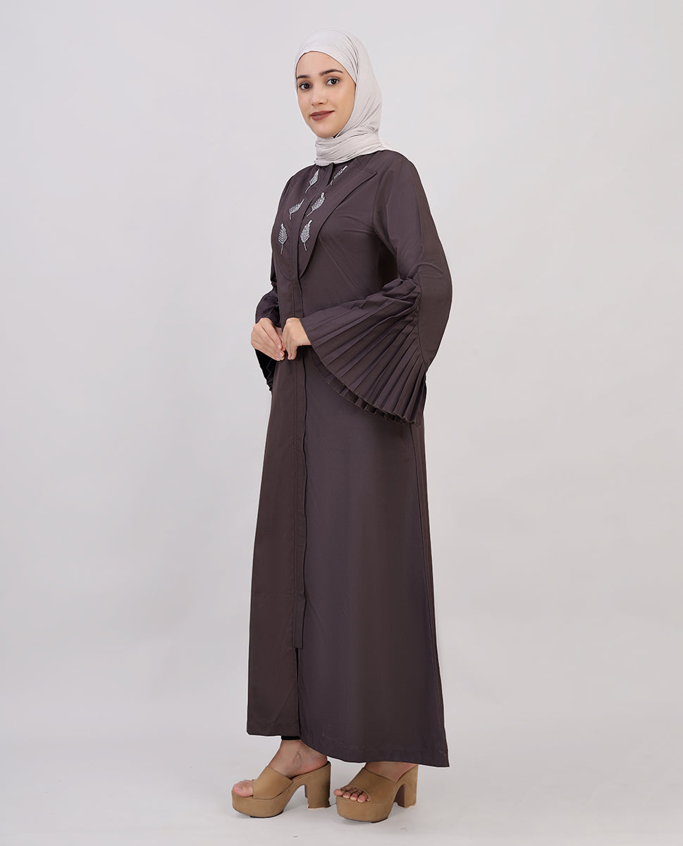 Elegant Grandeur Flared Sleeves Abaya
