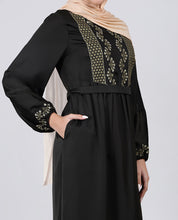 Green Mirage Embroidered Luxury Abaya