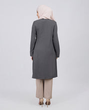 Pebble Grey Laced Top