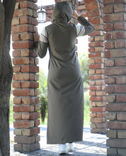 Misty Mud Detachable Hood Jilbab