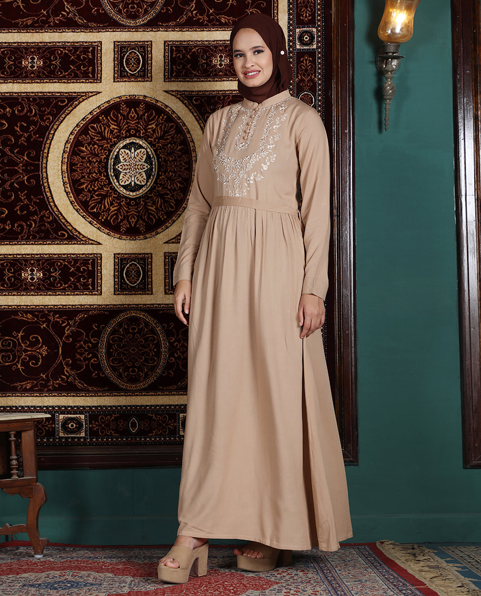 Desert Mirage Embroidered Abaya