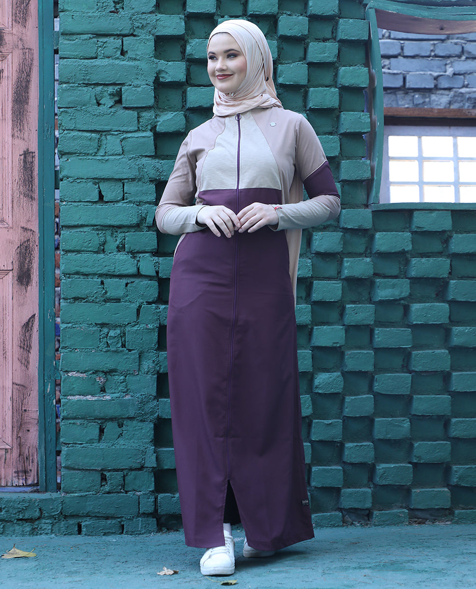 Crimson Breeze  Smart Collar Jilbab