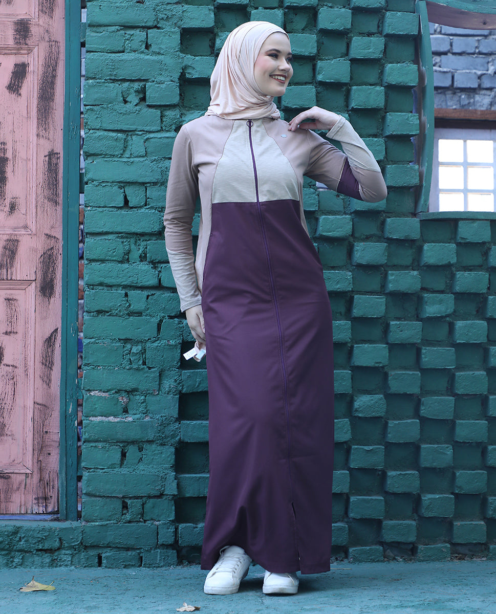 Crimson Breeze  Smart Collar Jilbab