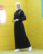 Black Essence Flap Pockets Jilbab, urban abaya, jilbab, modest wear, Islamic dress, long dress
