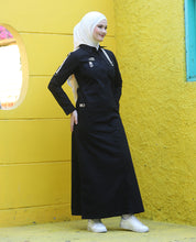 Black Essence Flap Pockets Jilbab, urban abaya, jilbab, modest wear, Islamic dress, long dress