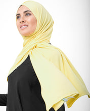 Goldfinch jersey hijab, breathable hijab, stretchable scarf, Islamic scarf