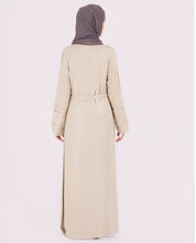 Sepia Hue Belted Jilbab