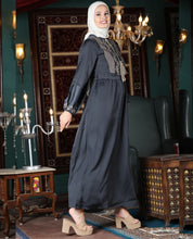 Grey Mirage Luxury Embroidered Abaya
