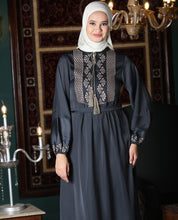 Grey Mirage Luxury Embroidered Abaya