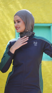 Blue Crest Active Jilbab