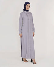 Lavish Lilac Pleated Abaya