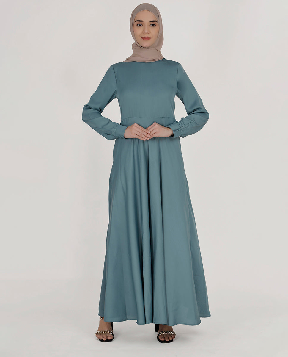 Ocean Adventure Flared Maxi Dress