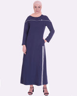 Navy Blue Sporty Jilbab