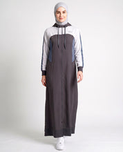 Skyline Contrast Detachable Hood Jilbab