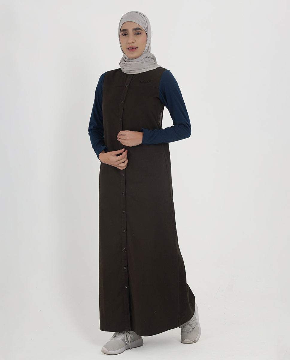 Ripe Olive Shirt Collar Jilbab