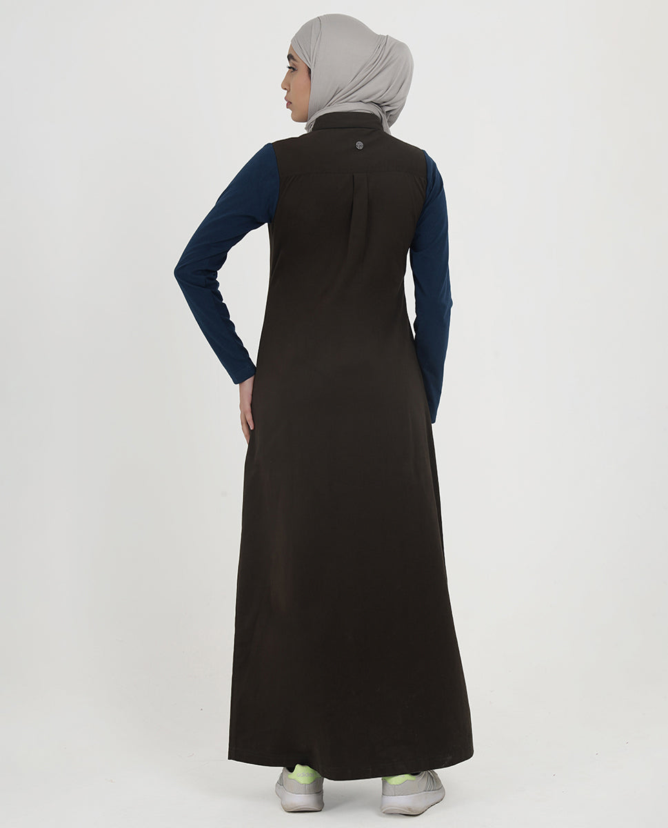 Ripe Olive Shirt Collar Jilbab