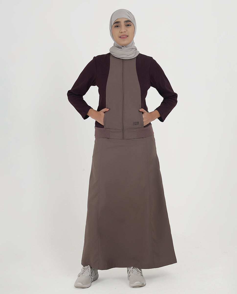 Serene Mauve Signature Jilbab