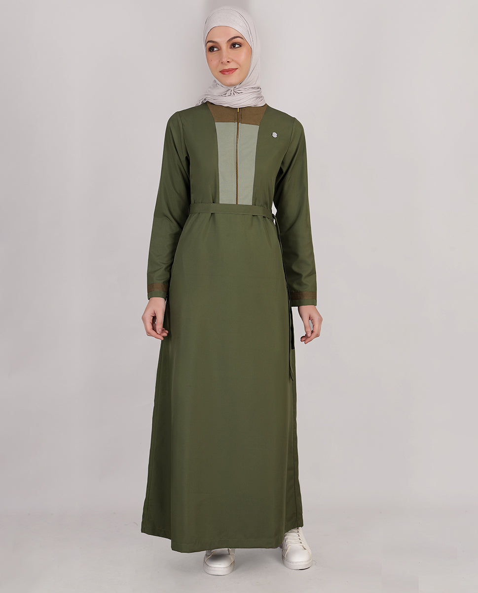 Cypress Charm Belted Jilbab