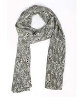 Mudstone Patterned Chiffon Hijab