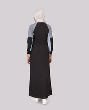 Midnight Fusion Full Front Open Jilbab