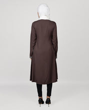 Mocha Muse Embroidered Cuff Top