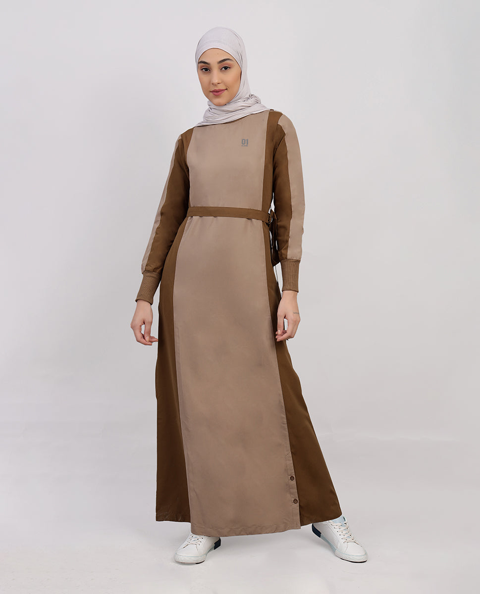 Mod Elegance Camel Brown Jilbab