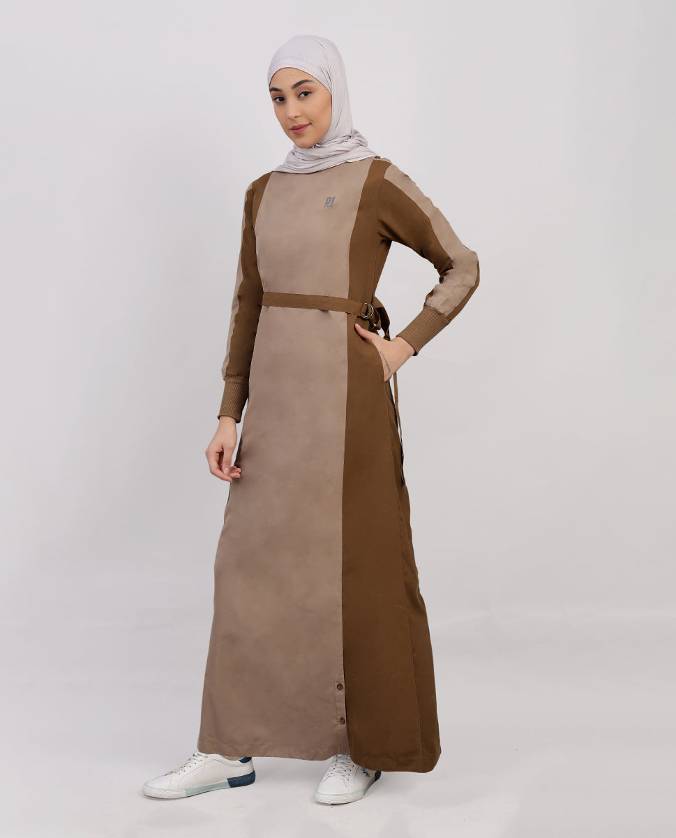 Mod Elegance Camel Brown Jilbab