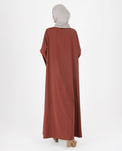 Rustic Grace Belted Open Abaya