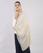 Luxe Garden Embroidered Poly Georgette Scarf