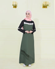 Fern Green Round Neck Jilbab