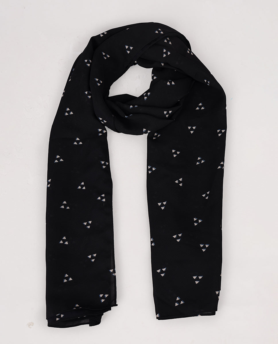 Midnight Beauty Polka Dot Polygeorgette Hijab