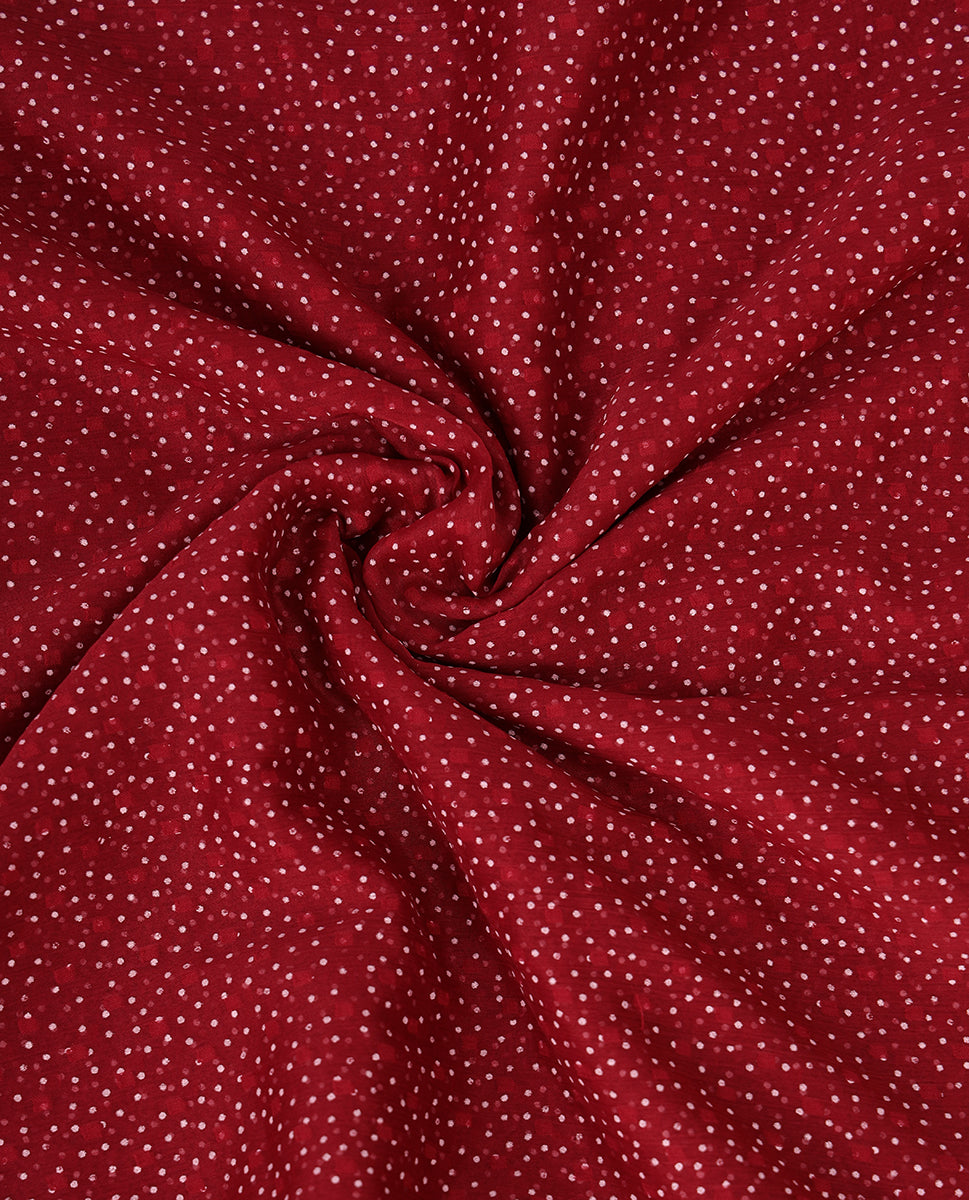 Cherry Dots Polygeorgette Hijab