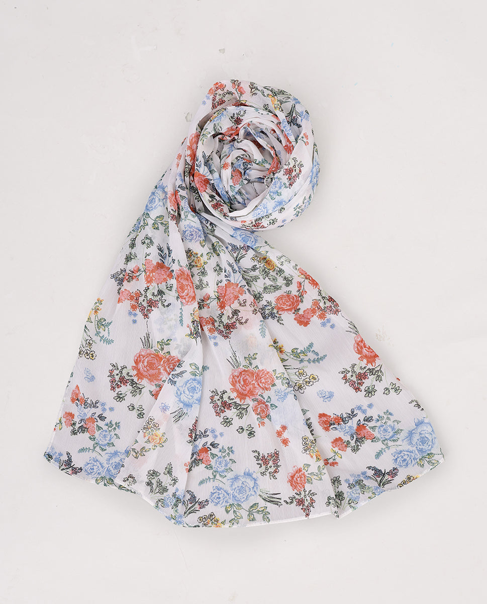 Floral Bliss Polygeorgette Hijab