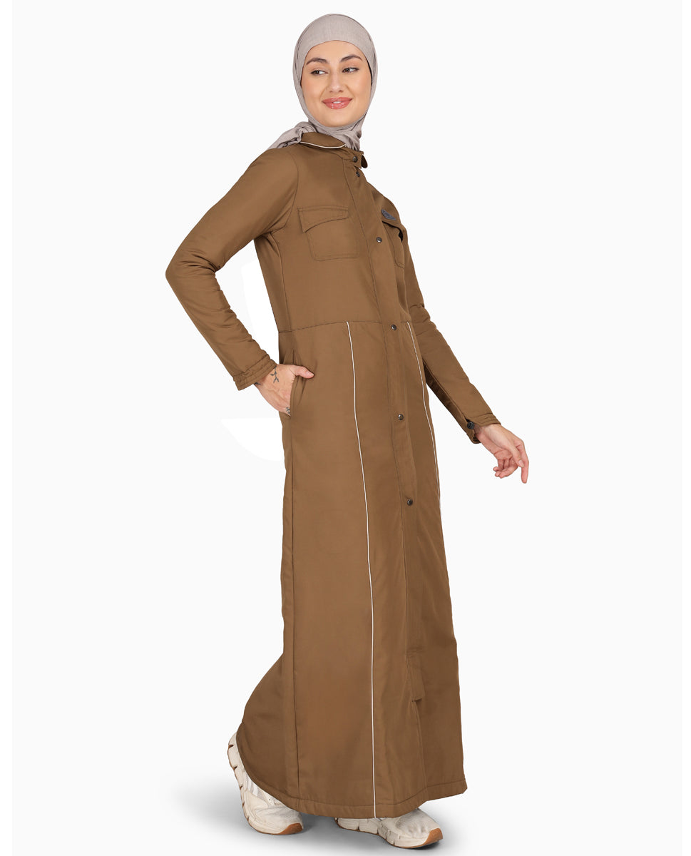 Quilted Comfort Luxe Bronze Jilbab