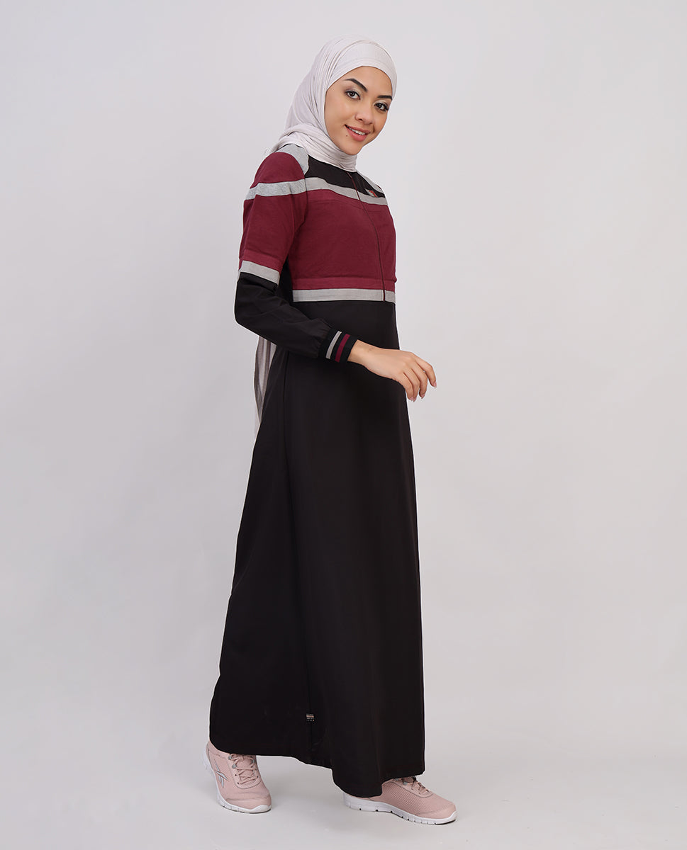 Black Edge Urban Fashionista Jilbab