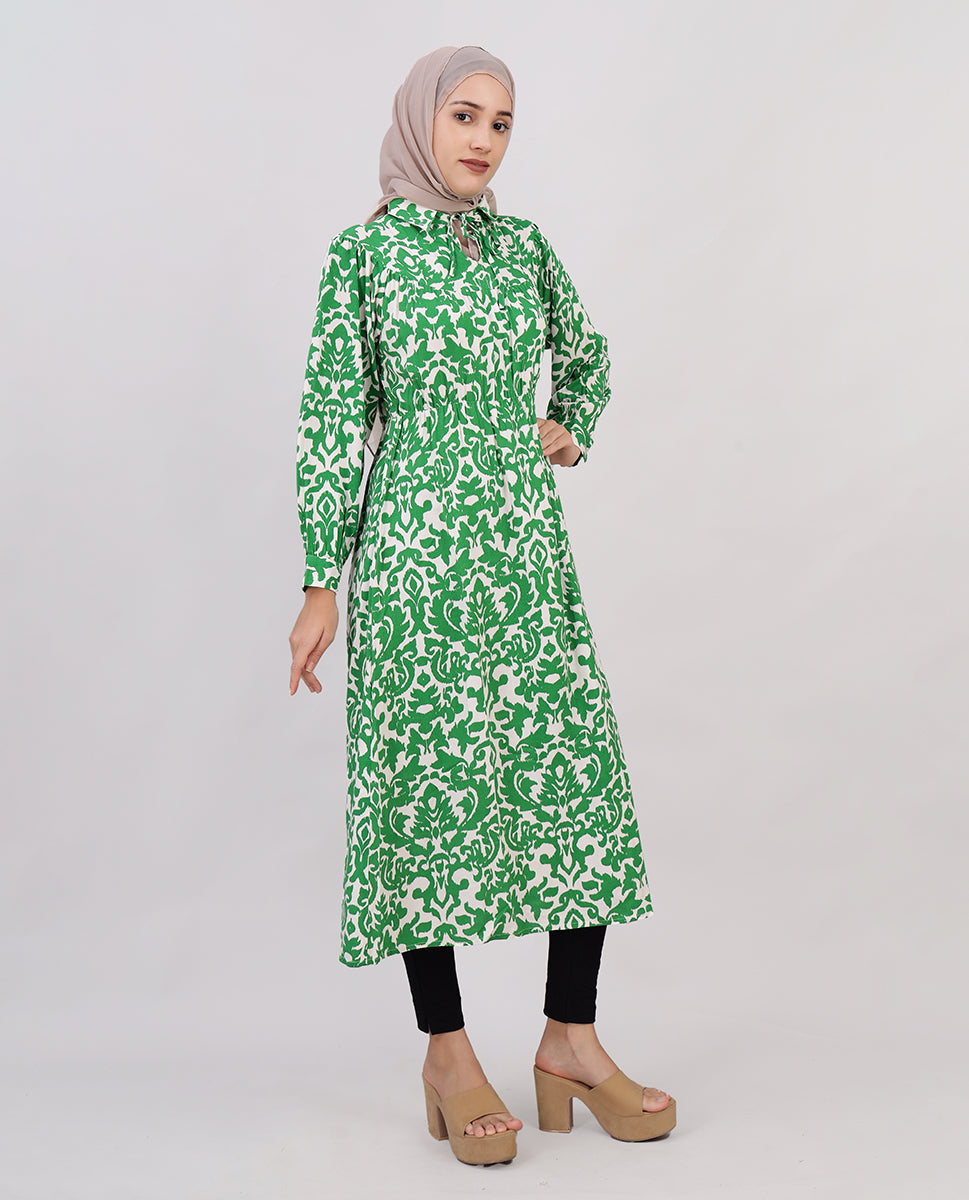 Emerald Dream Printed Rayon Top