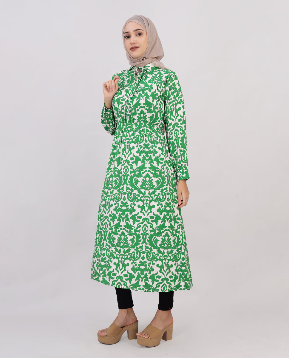 Emerald Dream Printed Rayon Top