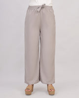 Grey Belted Relaxed Bottom Trouser
