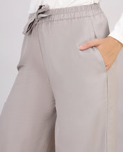 Grey Belted Relaxed Bottom Trouser