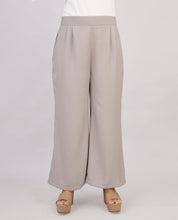 Herringbone Relaxed Bottom Trouser - Beige