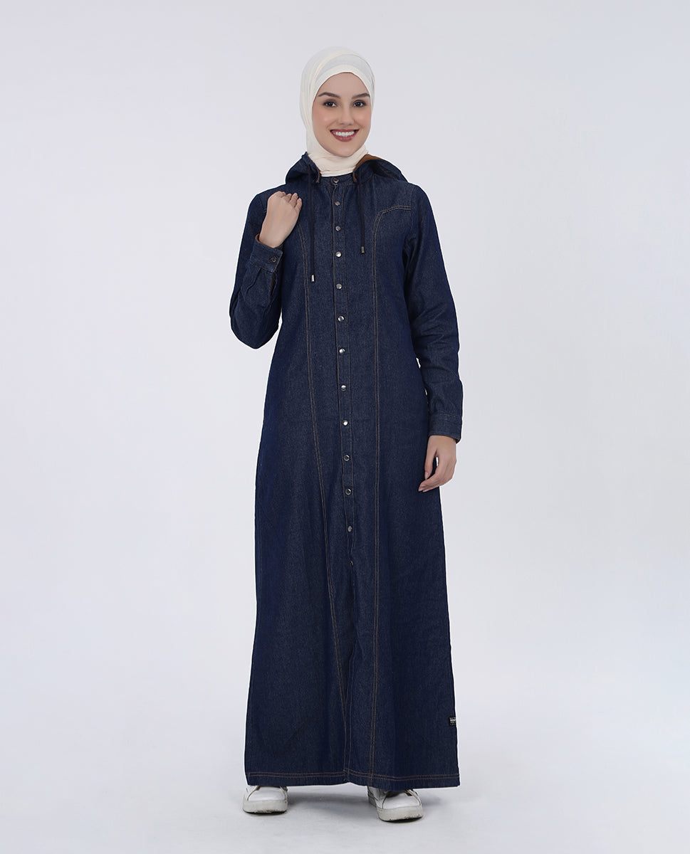 Metroflex Denim Winter Jilbab