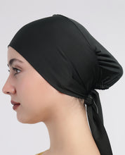 Modest Knot - Tie & Wear Soft Hijab Cap_Green