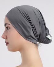 Modest Wrap - Soft Hijab Cap_Grey