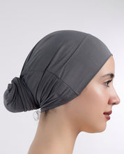 Modest Wrap - Soft Hijab Cap_Grey