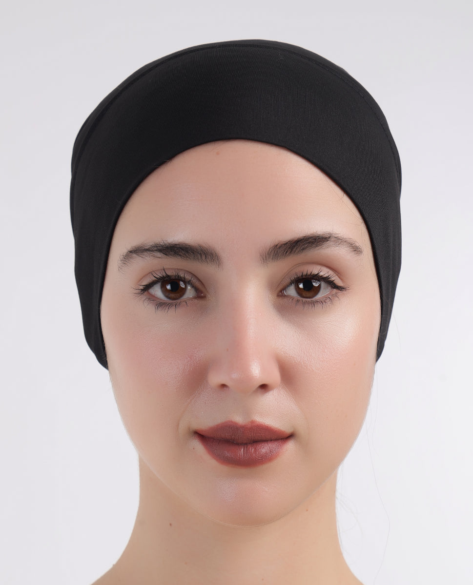 Modest Wrap - Soft Hijab Cap_Black