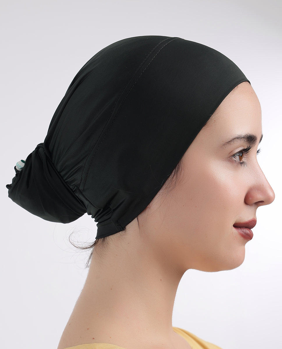 Modest Wrap - Soft Hijab Cap_Green