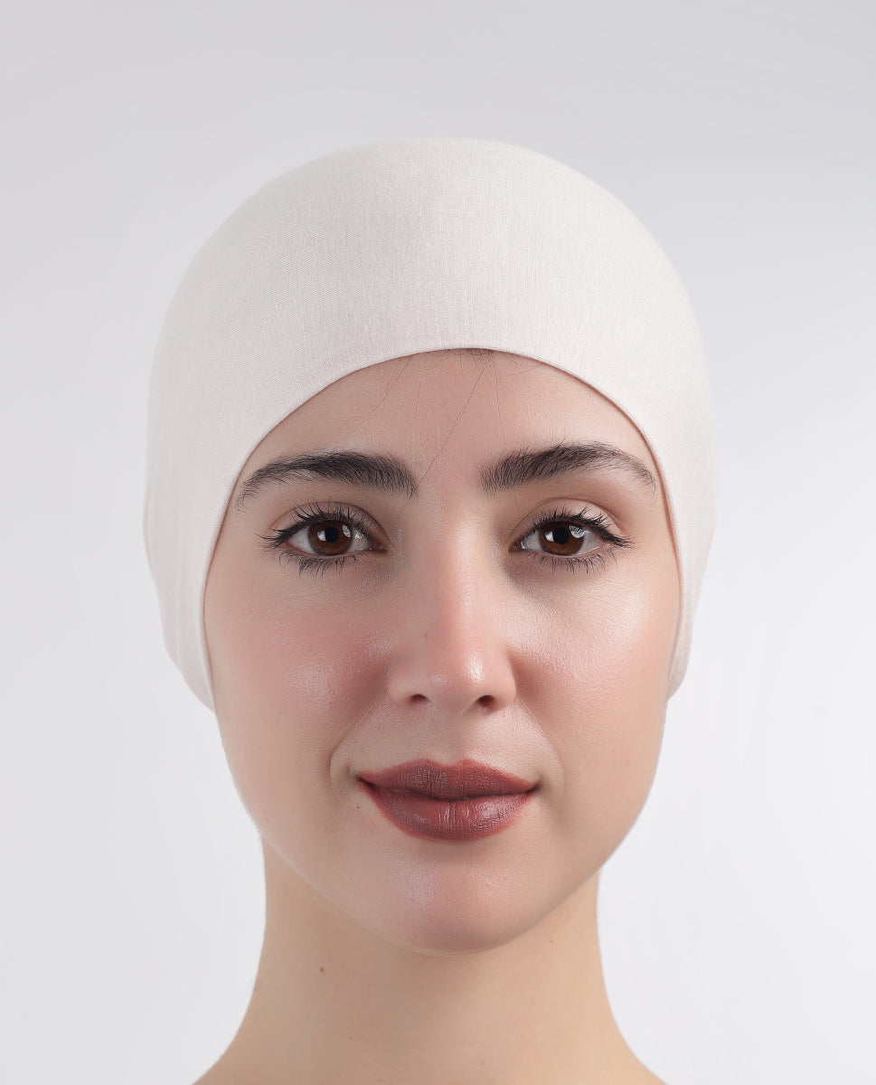 Modest Knot - Tie & Wear Soft Hijab Cap_Light Pink