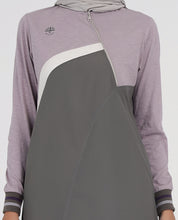 Urban Grey Contrast Color Jilbab