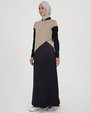Urban Cross Contrast Colored Jilbab