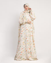 Premium Rayon Printed Beige Prayer Dress